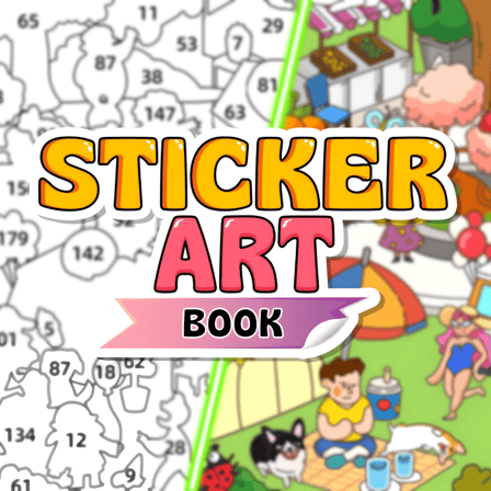 Sticker Art Book Puzzle