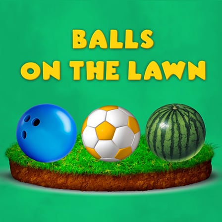 Balls on the lawn